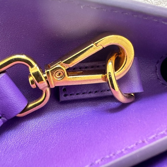 NEW!! Jacquemus Le Chequito Moyen purple bag Retail 910$ - Picture 10 of 13